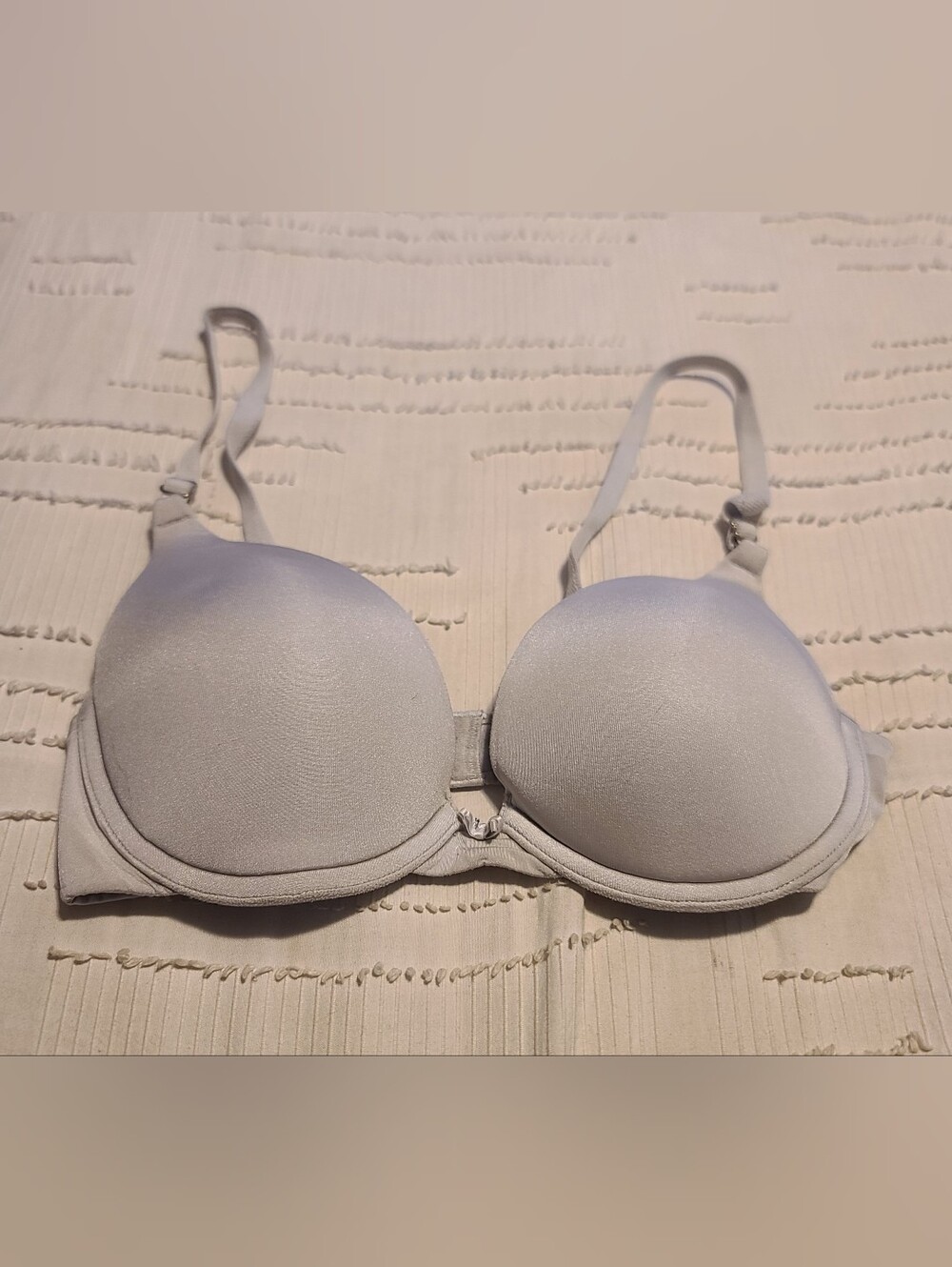 Lily Of France White Padded Bra 34B
